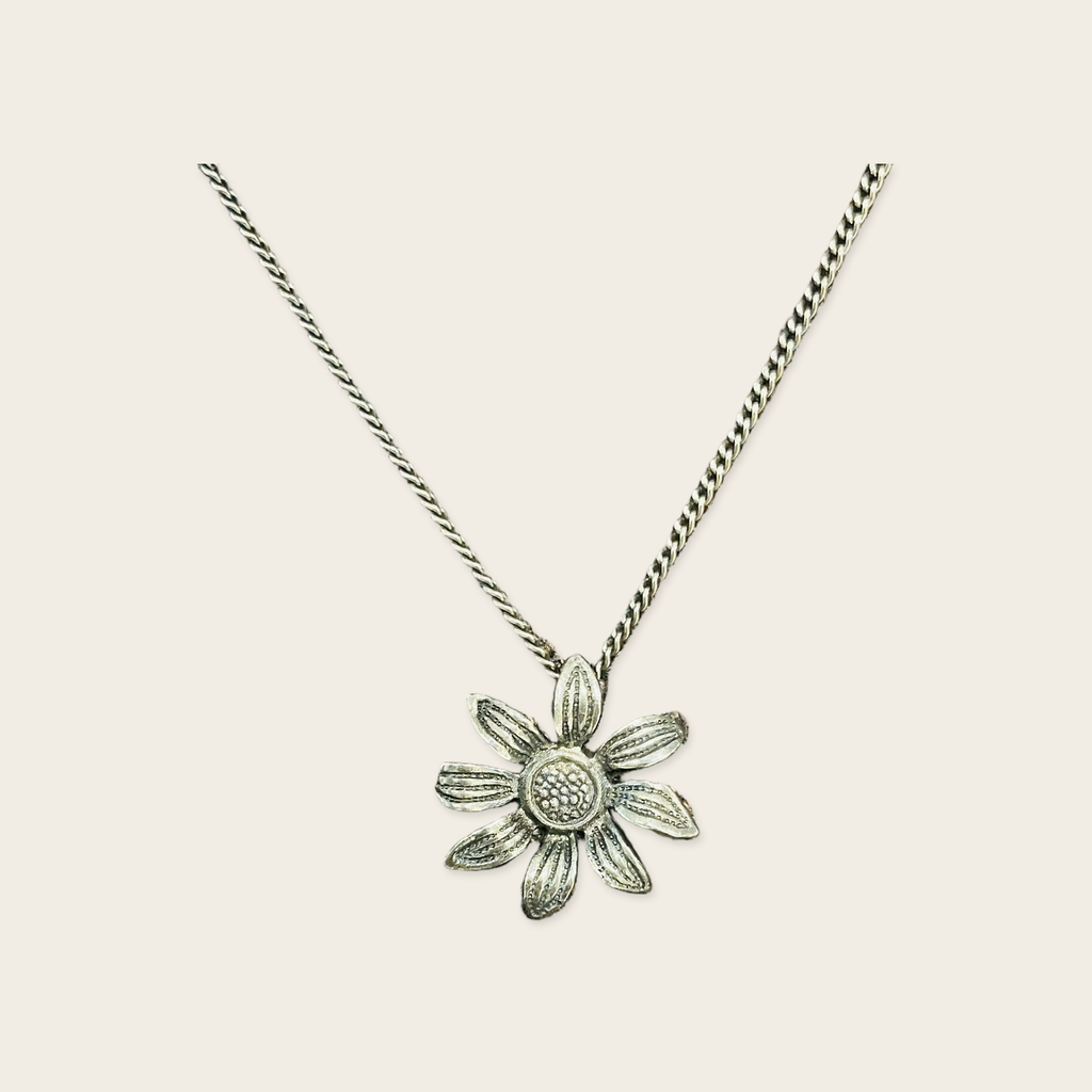 Saint Laurent Sunflower Pedant Necklace