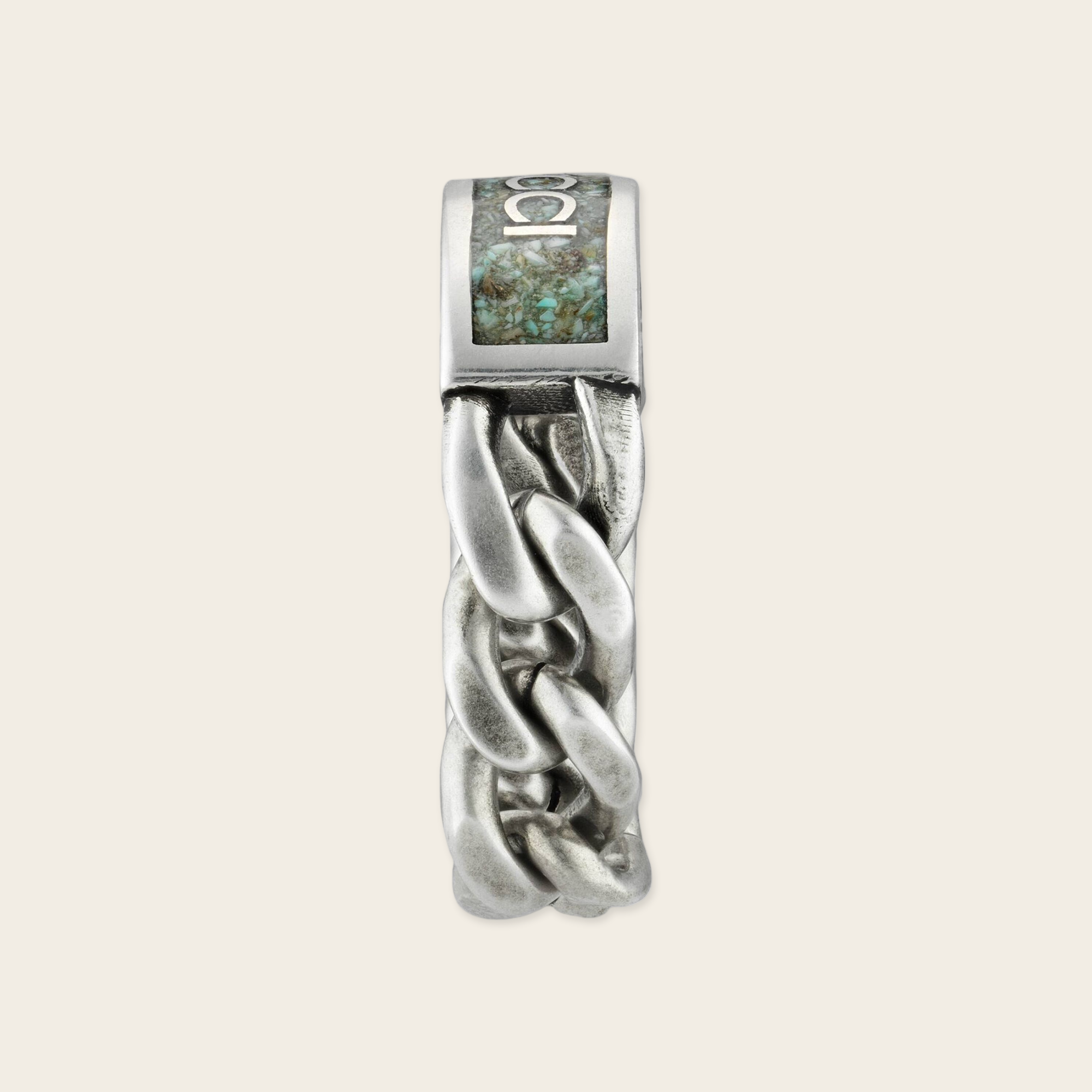 Gucci Sterling Silver Logo Ring