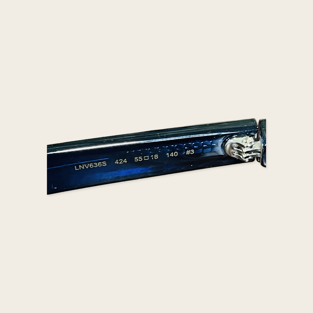Lanvin Retro Classic Blue Sunglasses