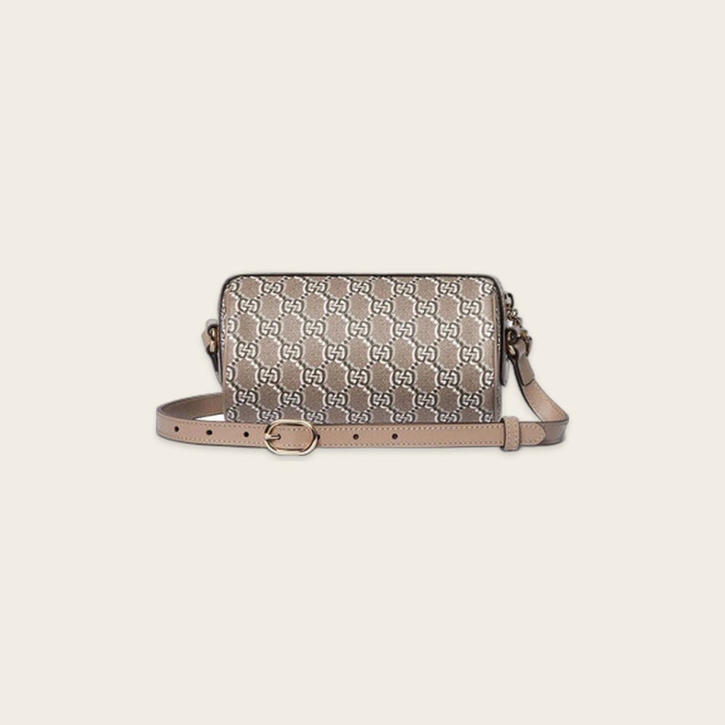 Gucci GG Supreme Cylindrical Shoulder Bag