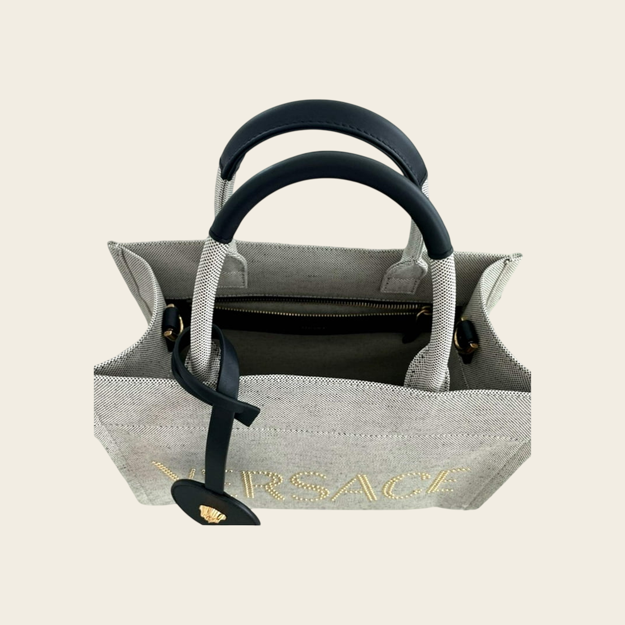 Versace Studded Tote Bag
