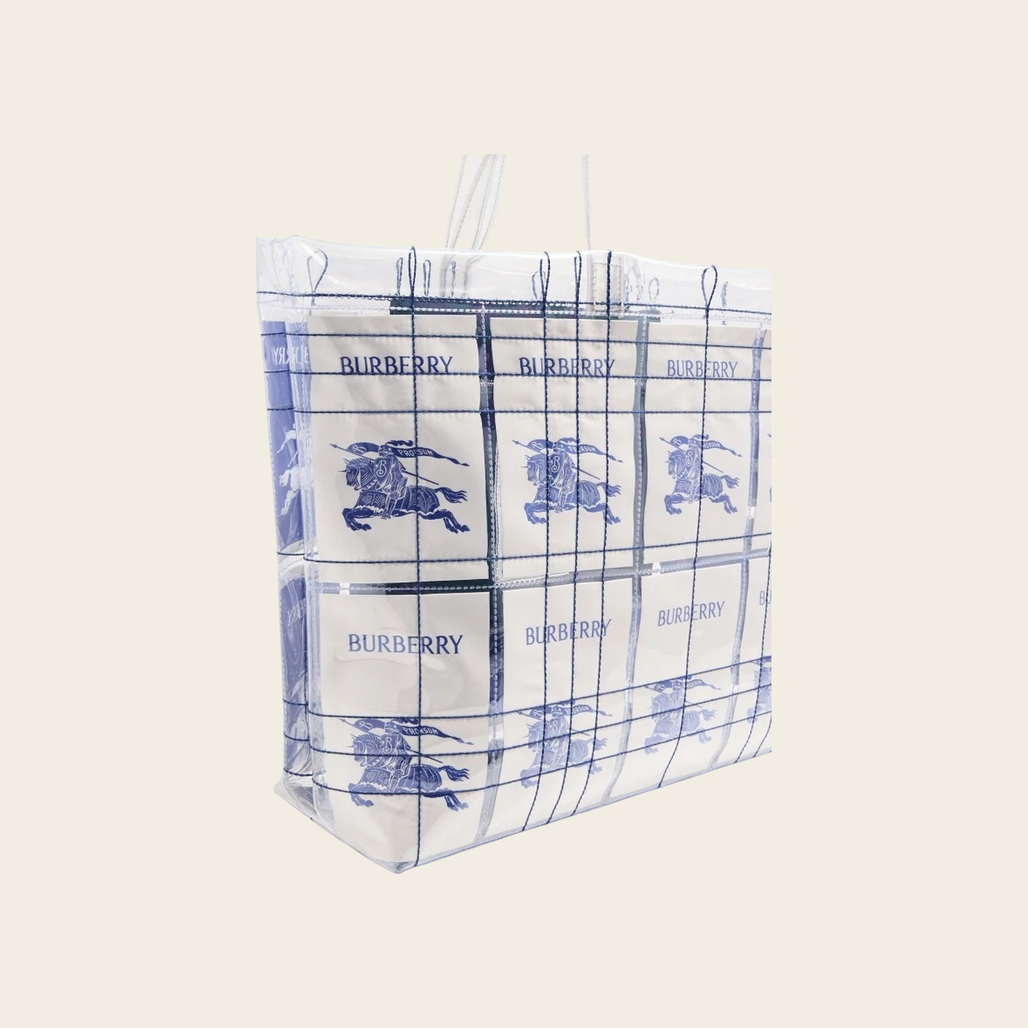 Burberry Equestrian Knight Tote Bag