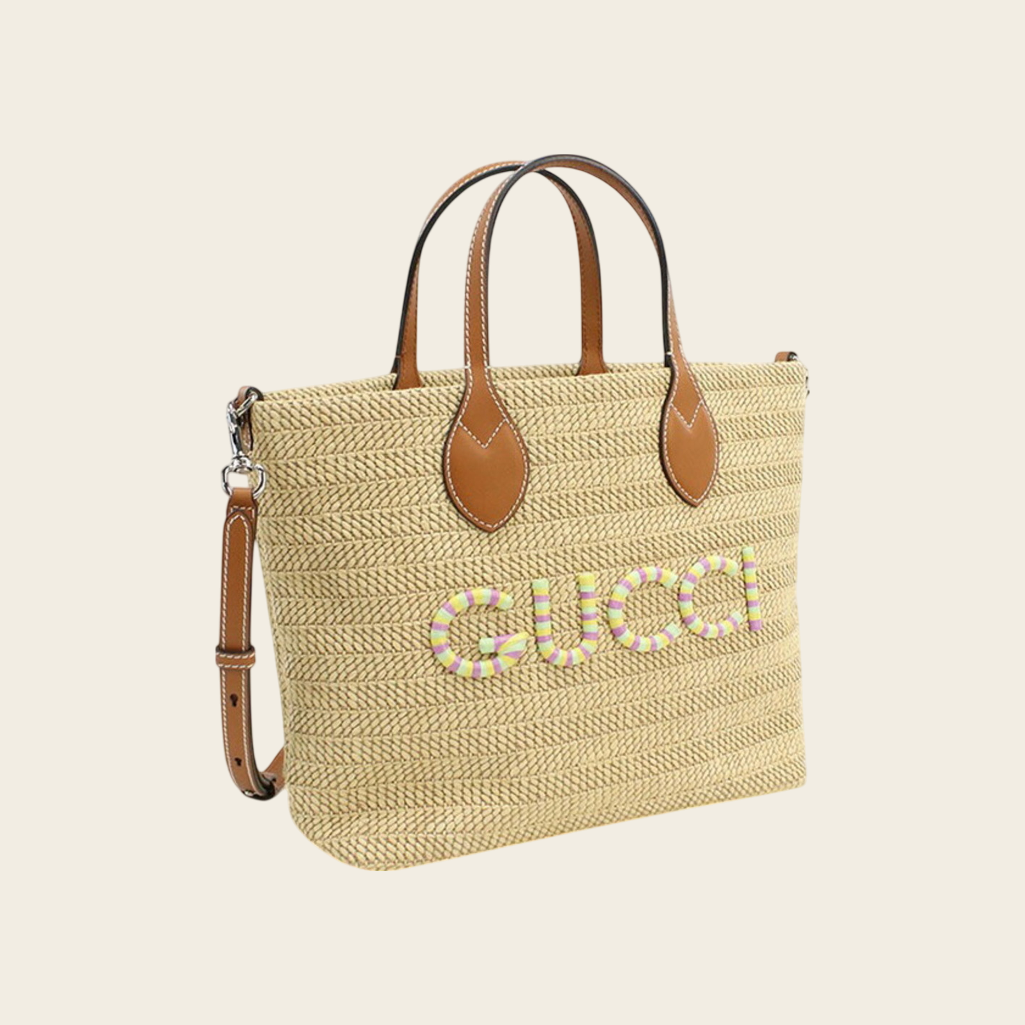 Gucci Patch Logo Tote Bag
