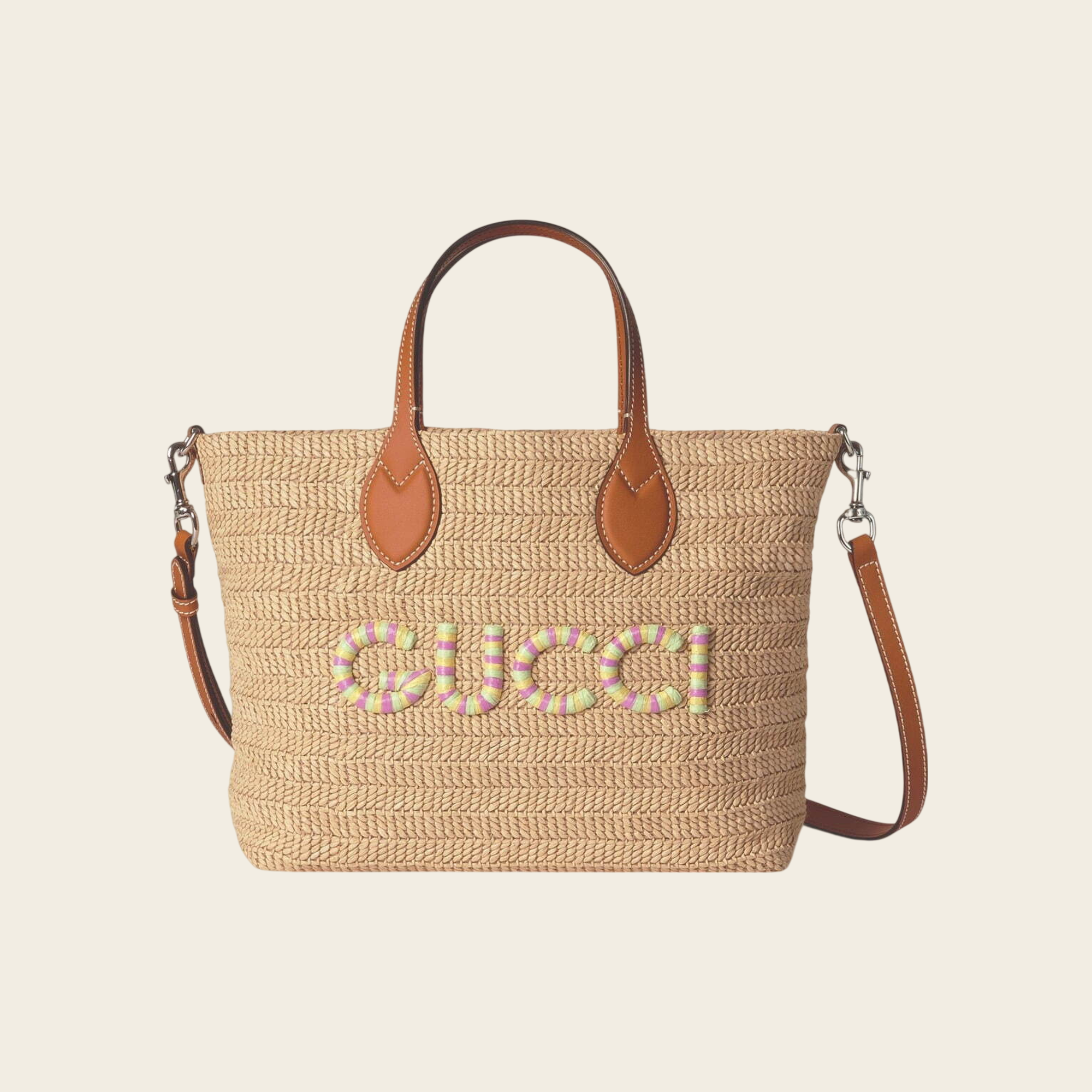 Gucci Patch Logo Tote Bag