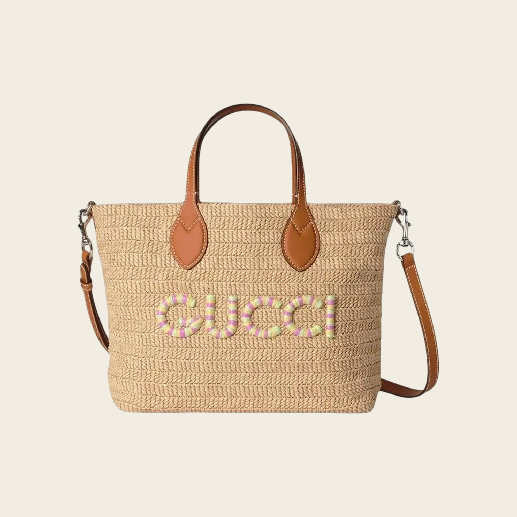 Gucci Patch Logo Tote Bag