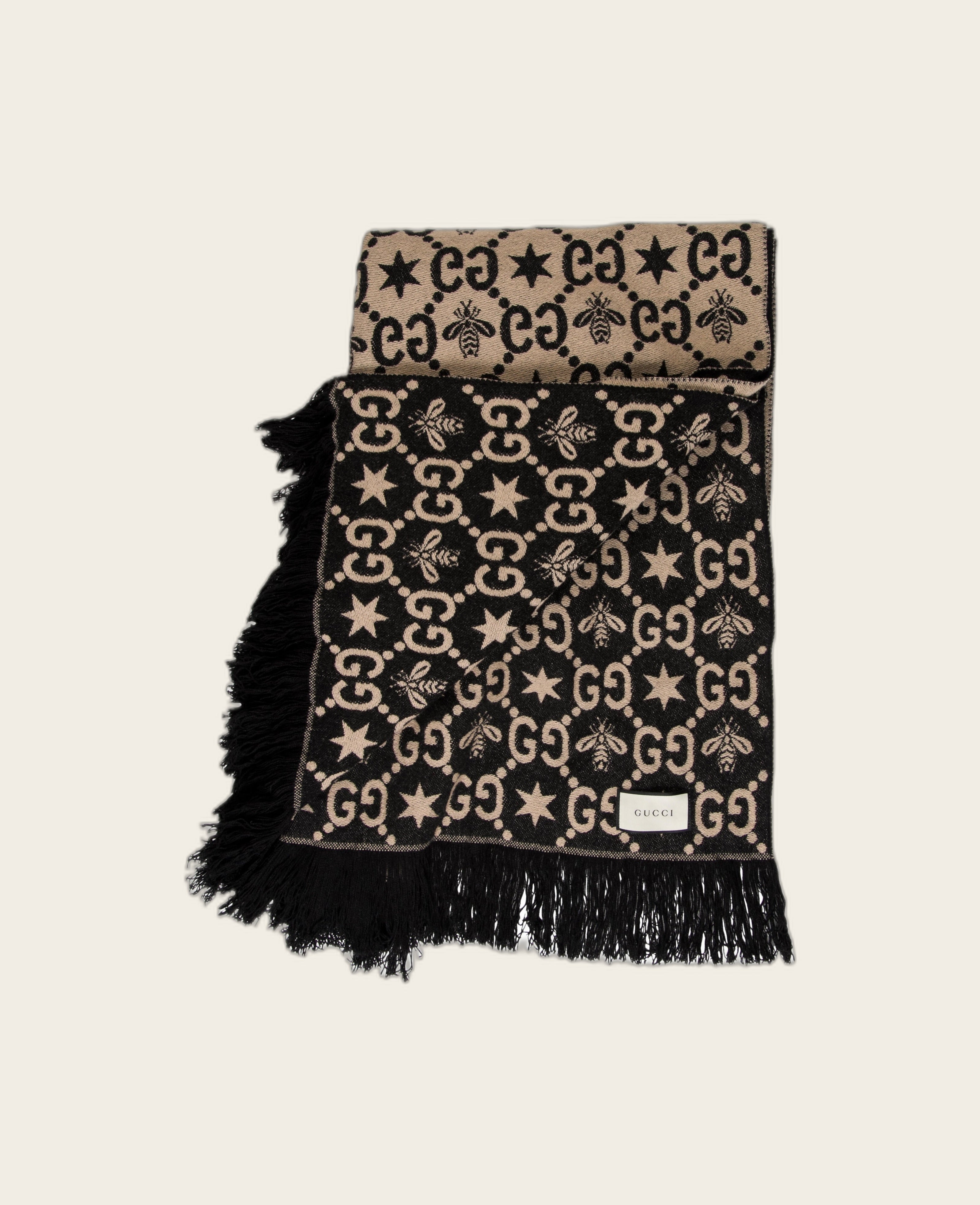 Gucci Bee GG Pattern Blanket
