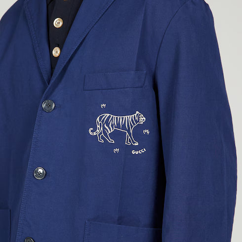 Gucci Tiger Embroidered Jacket