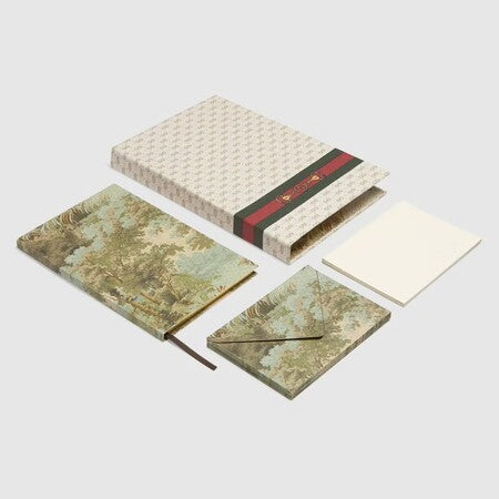 Gucci Heritage Notebook with Postal Cards — IMG_0445