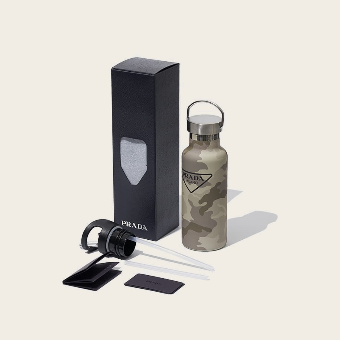 Prada Camouflage Stainless Steel Bottle