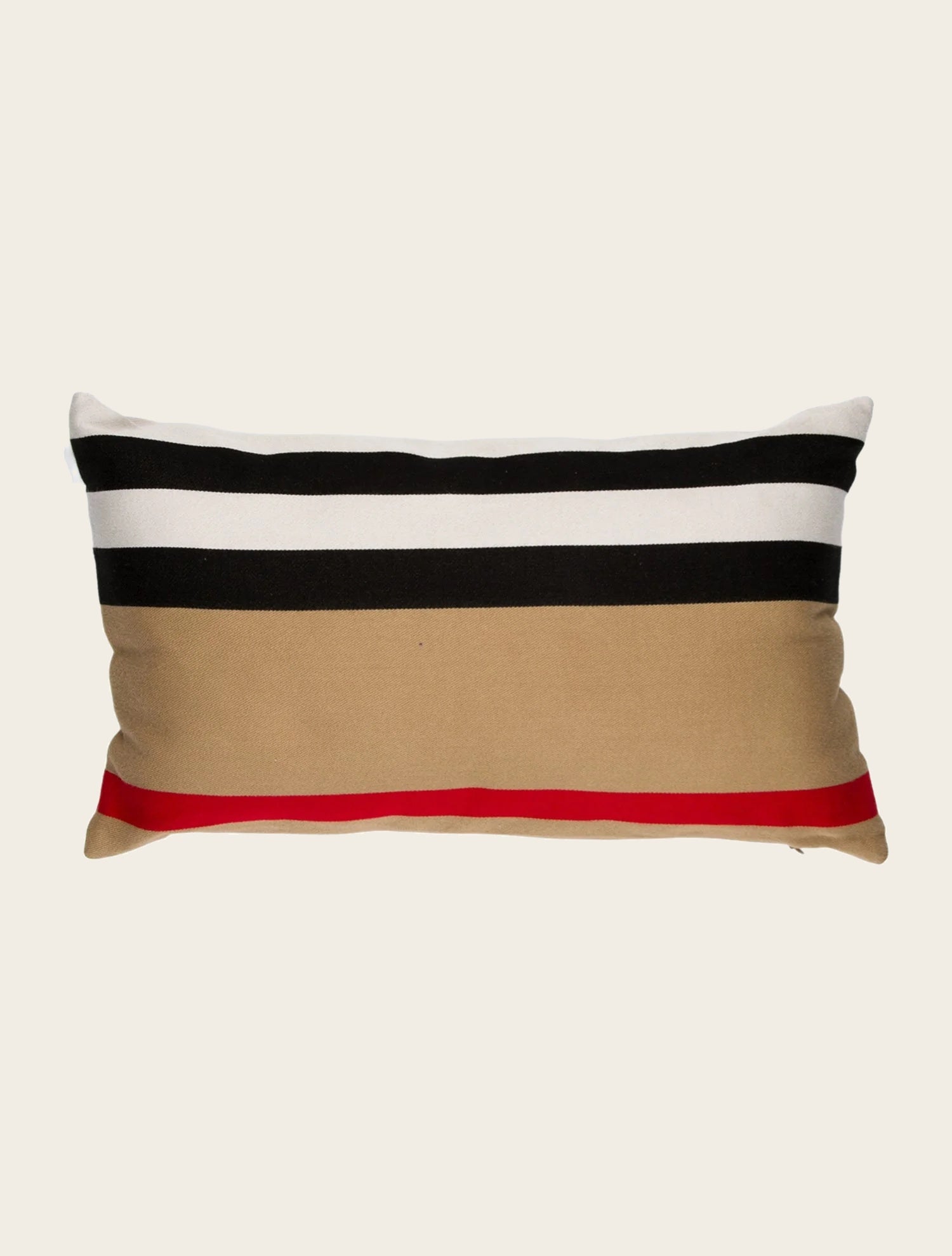Burberry Striped Cotton Cushion