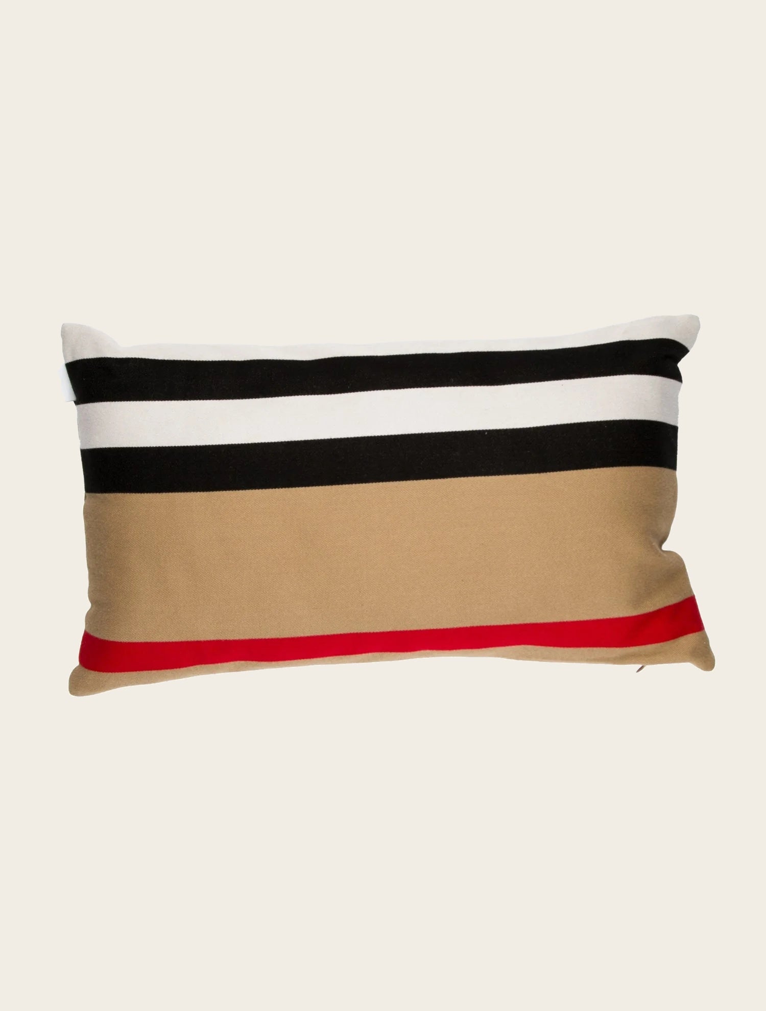 Burberry Striped Cotton Cushion