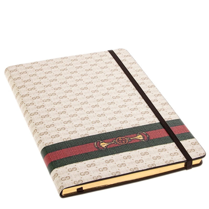 Gucci Heritage Print Notebook