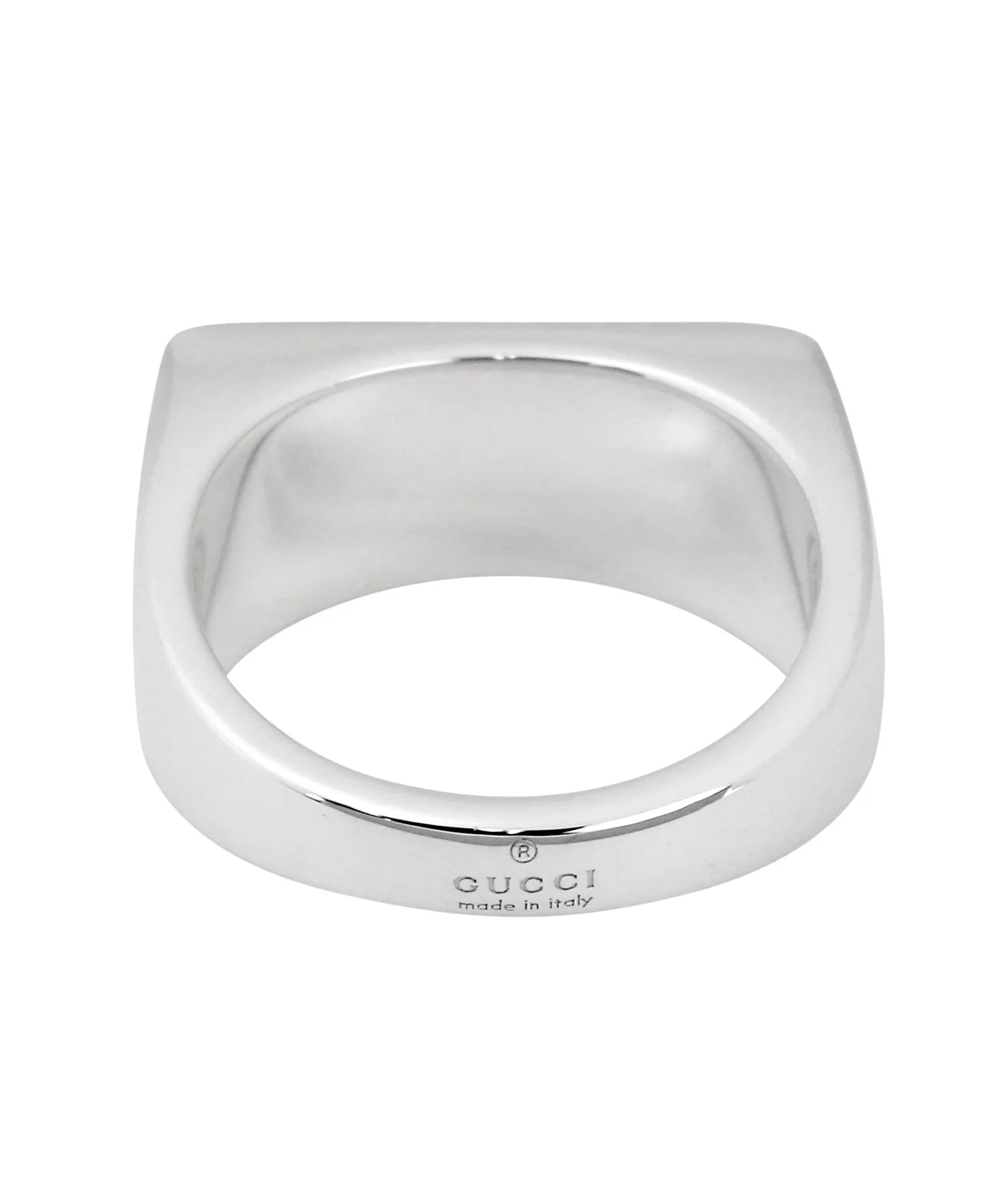 Gucci GG Signet Sterling Silver Ring