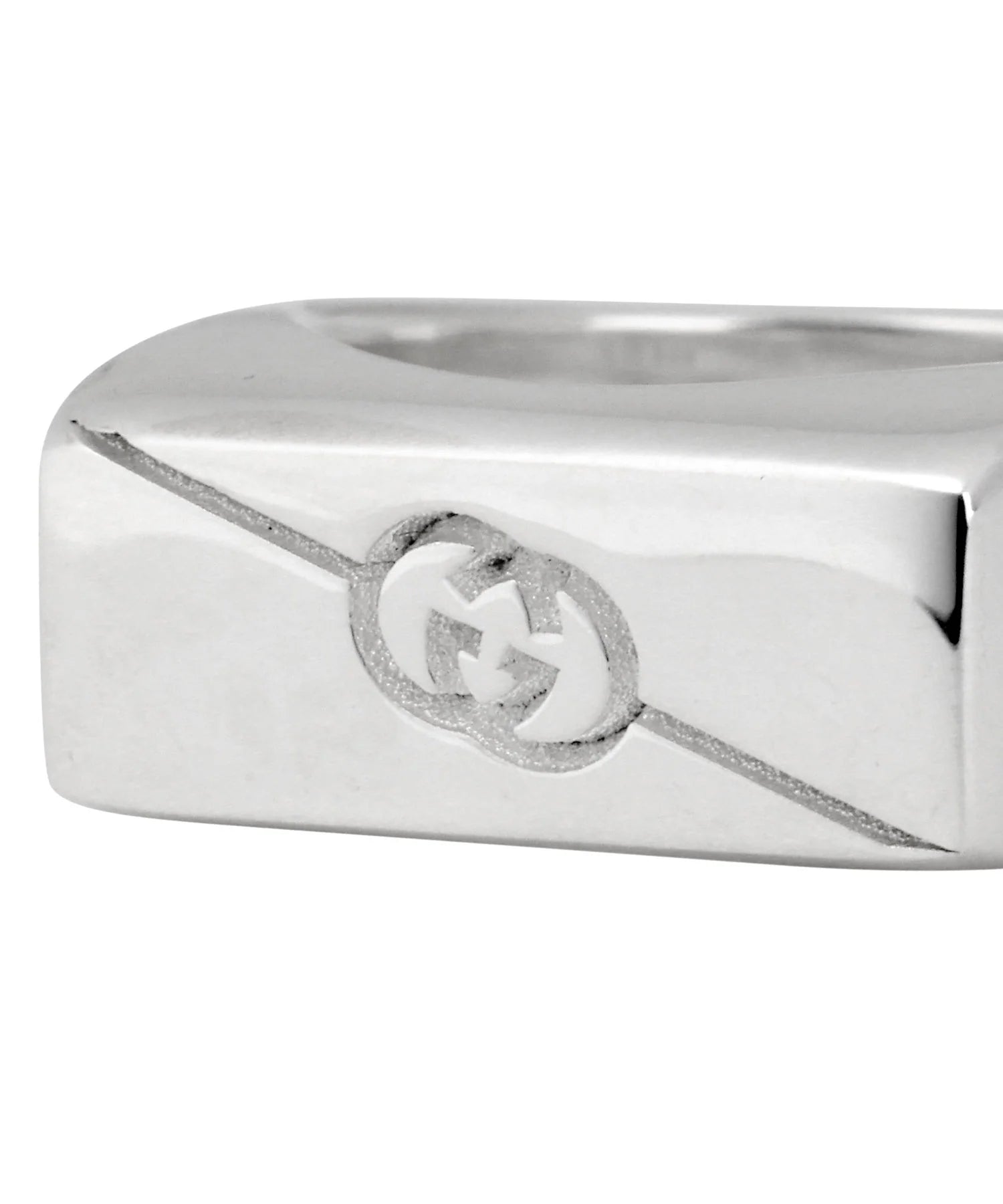 Gucci GG Signet Sterling Silver Ring