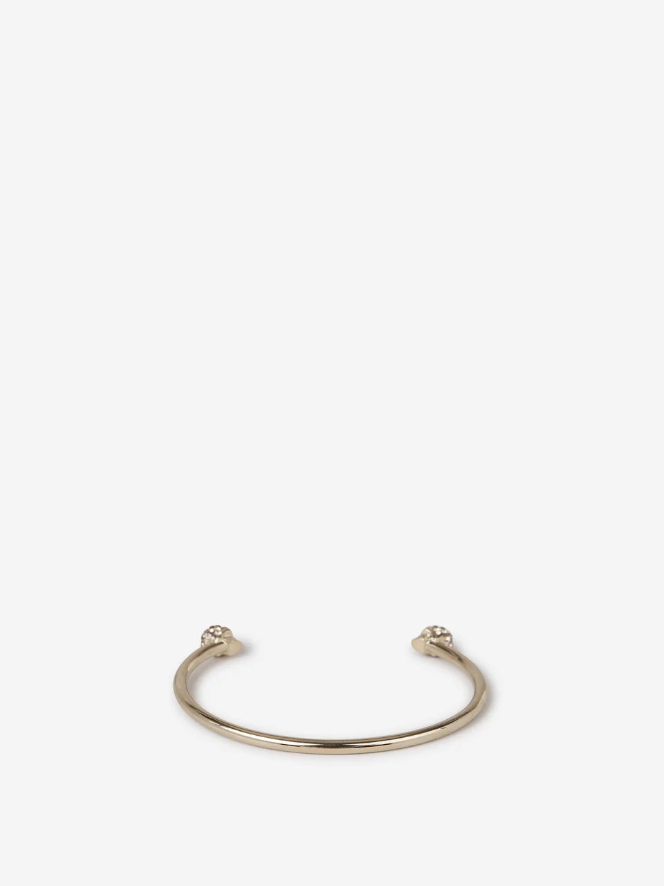 Alexander McQueen Twin Skull Crystal Bracelet