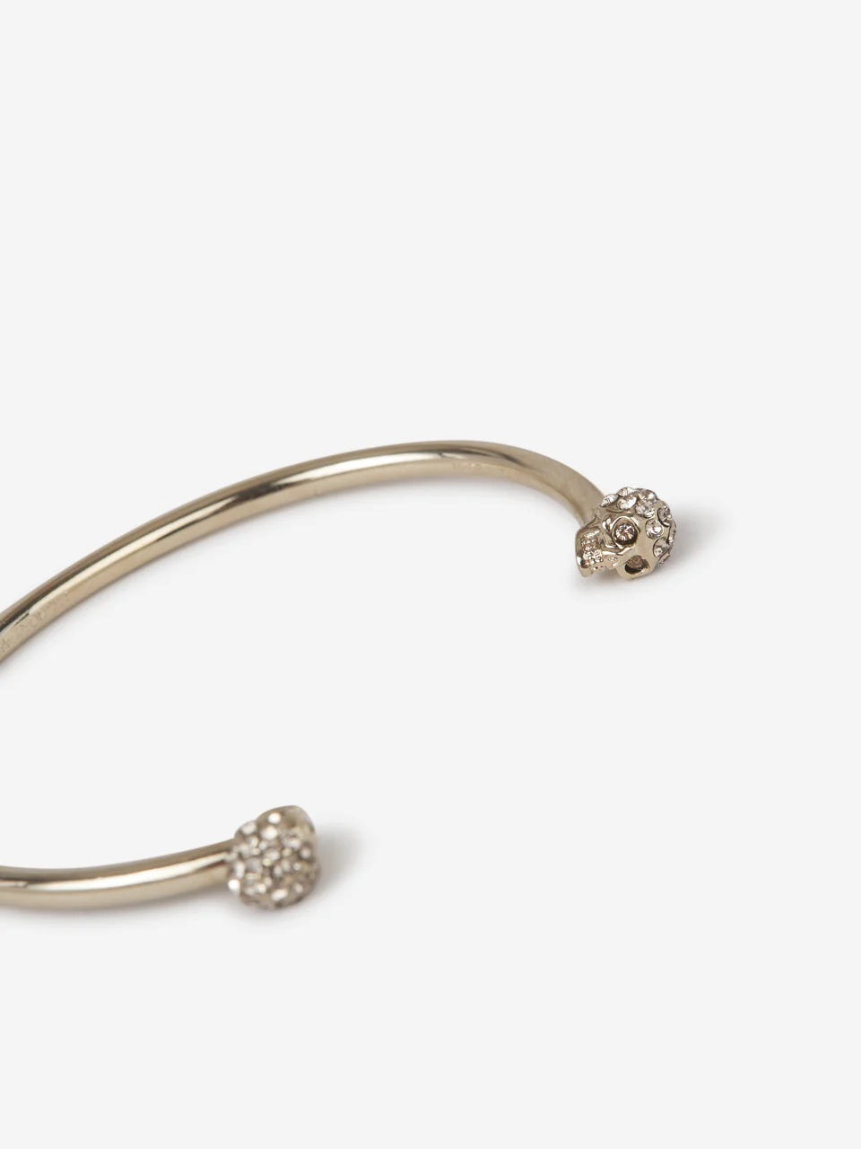 Alexander McQueen Twin Skull Crystal Bracelet