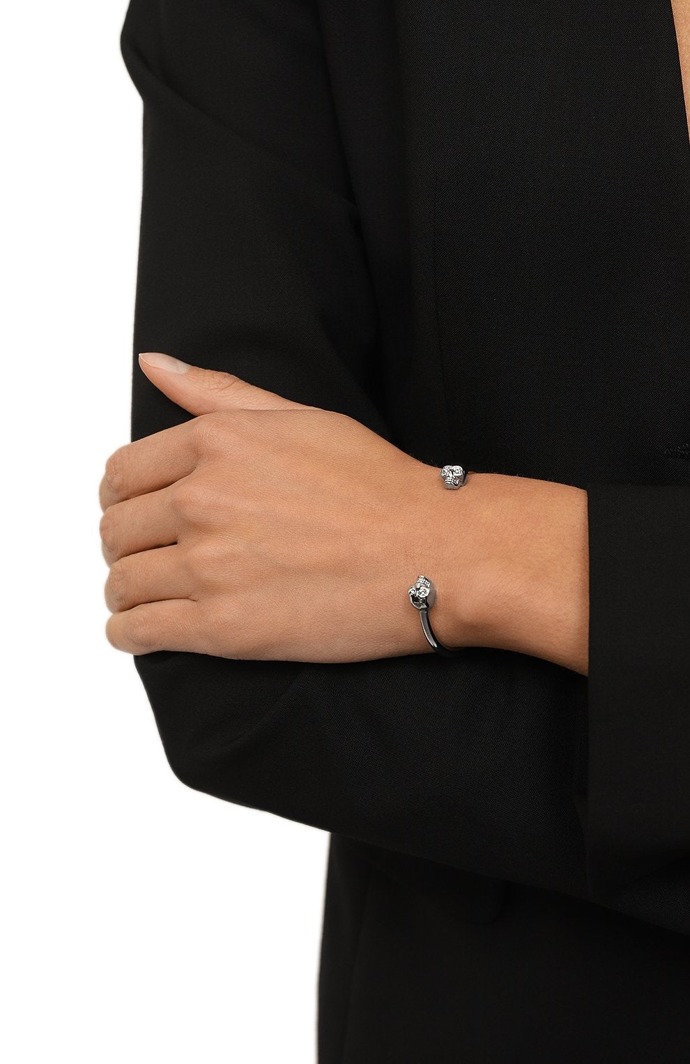 Alexander McQueen Twin Skull Bracelet