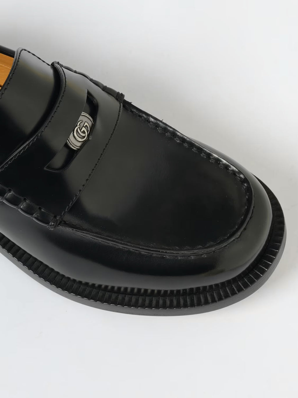 Gucci Leather Penny Loafers