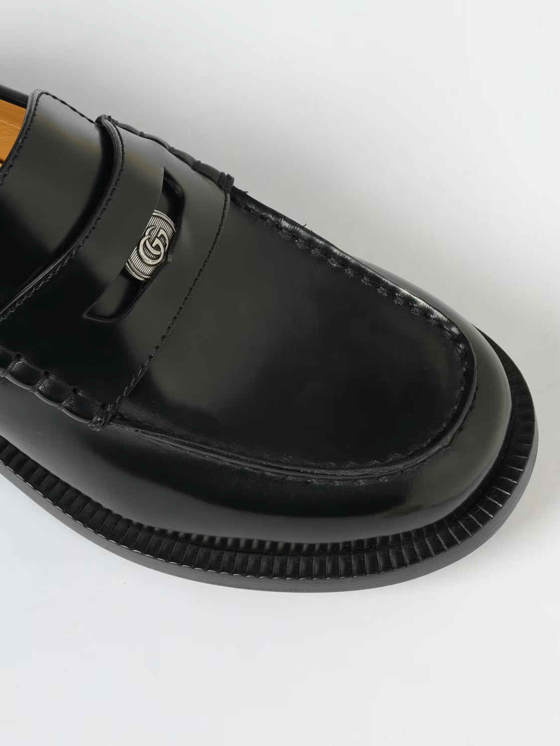 Gucci Leather Penny Loafers