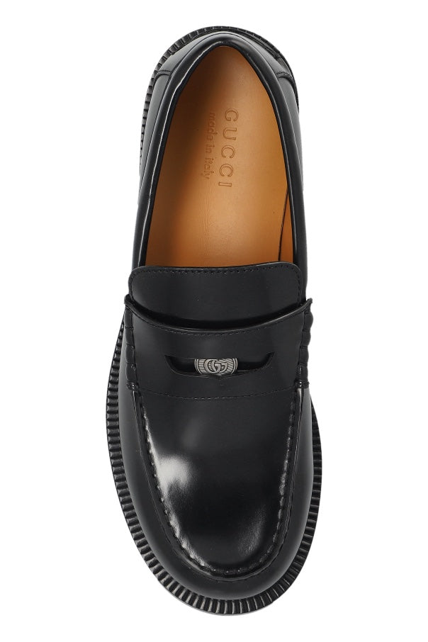 Gucci Leather Penny Loafers