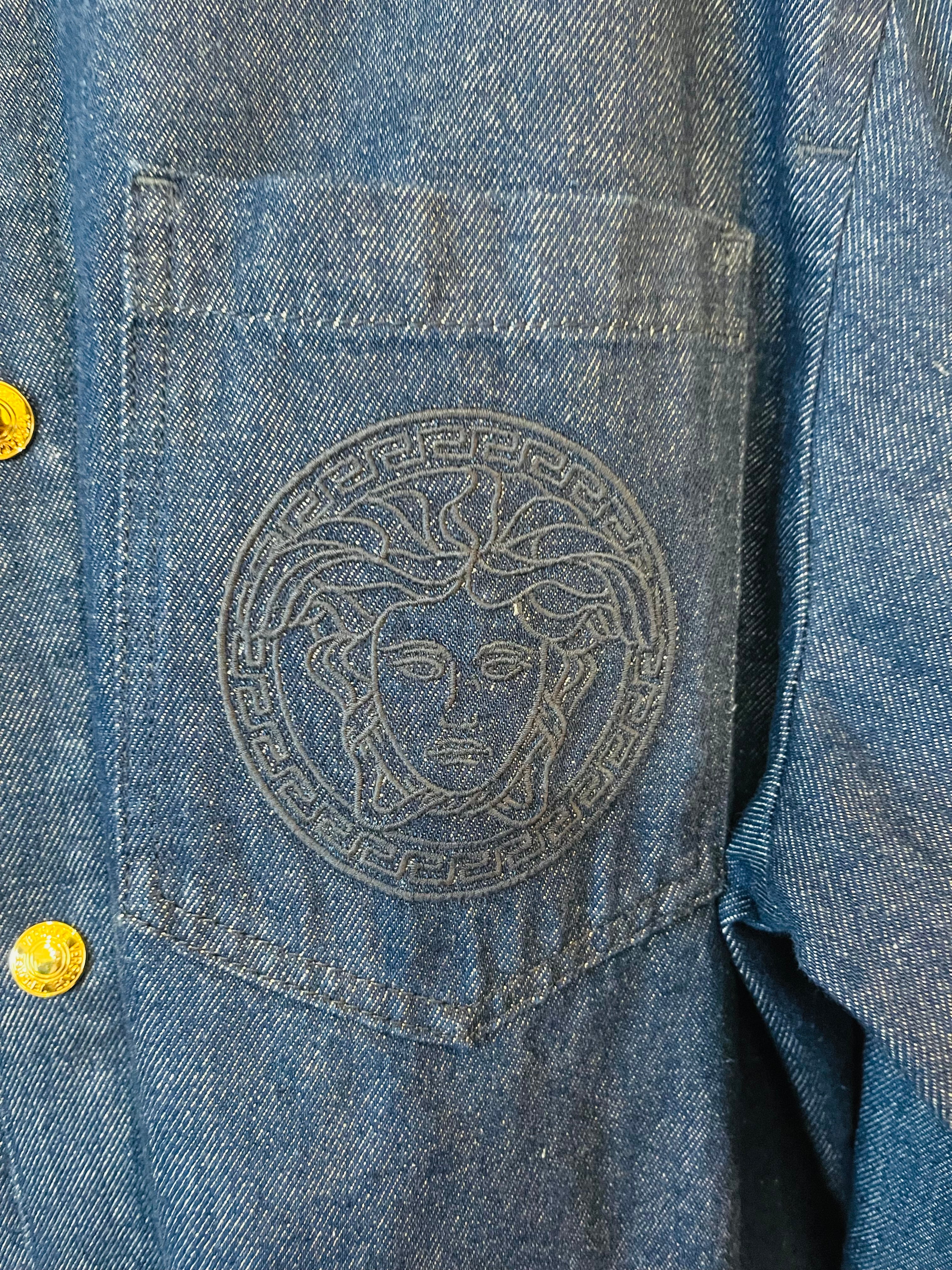 Versace Denim Medusa Jacket