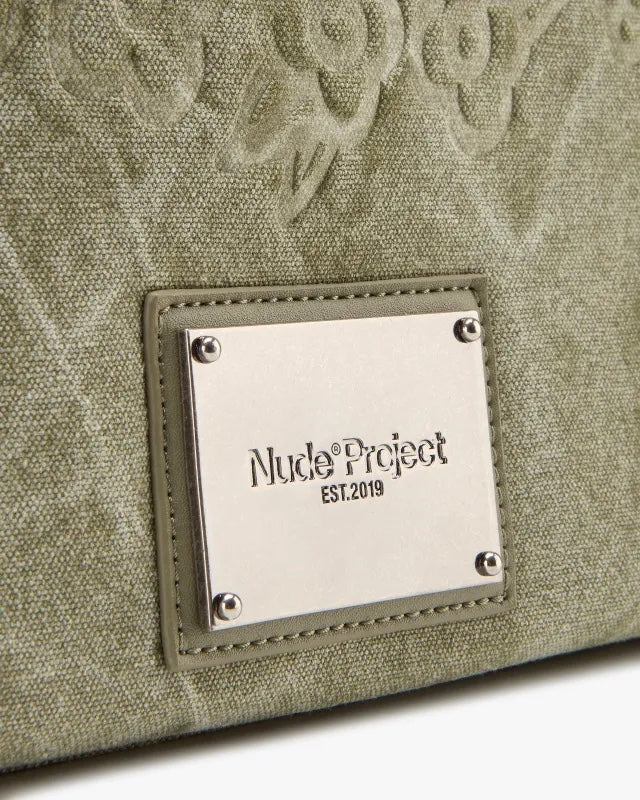 Nude Project Big Canvas Bag Green