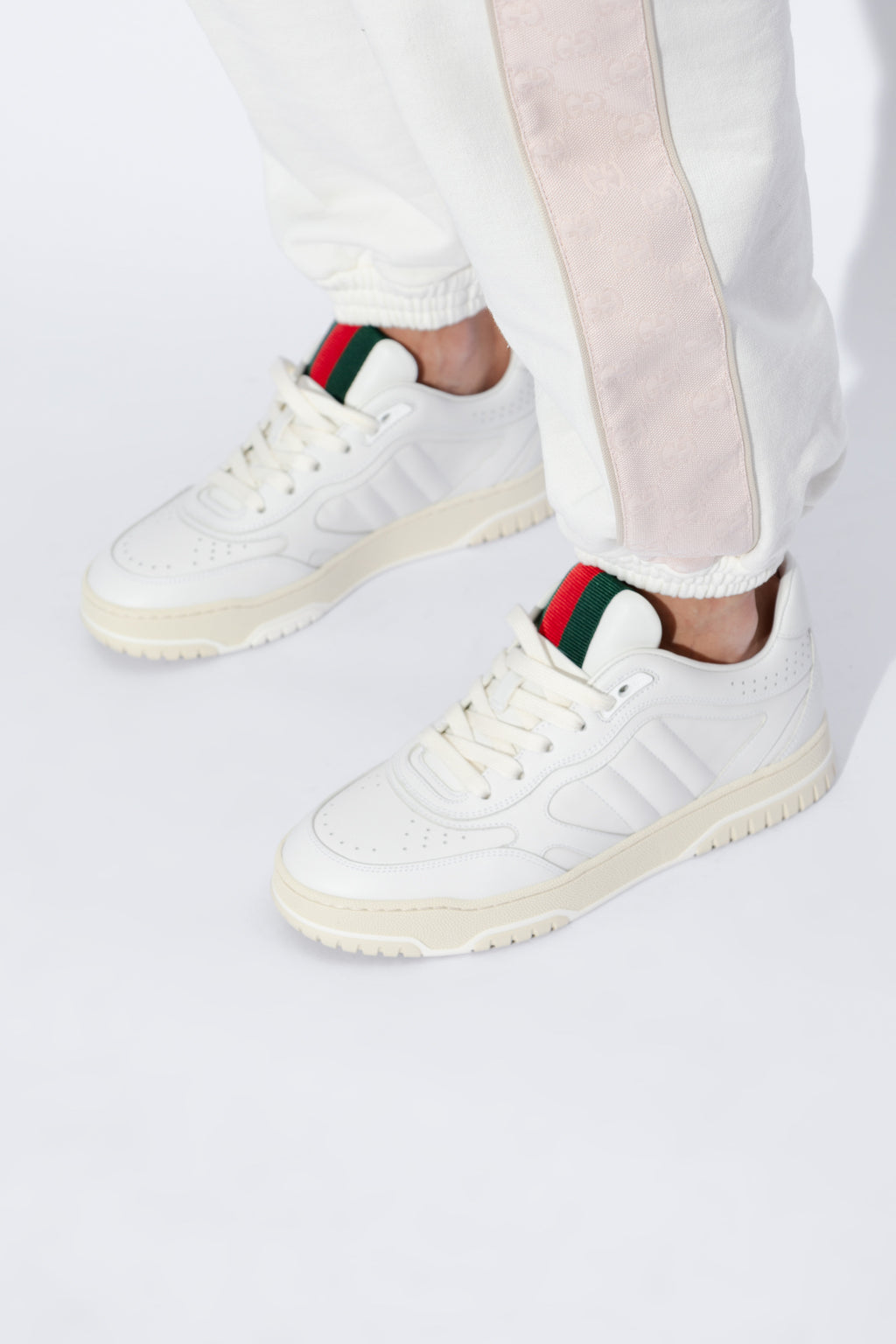 Gucci Sparrow Leather Sneakers