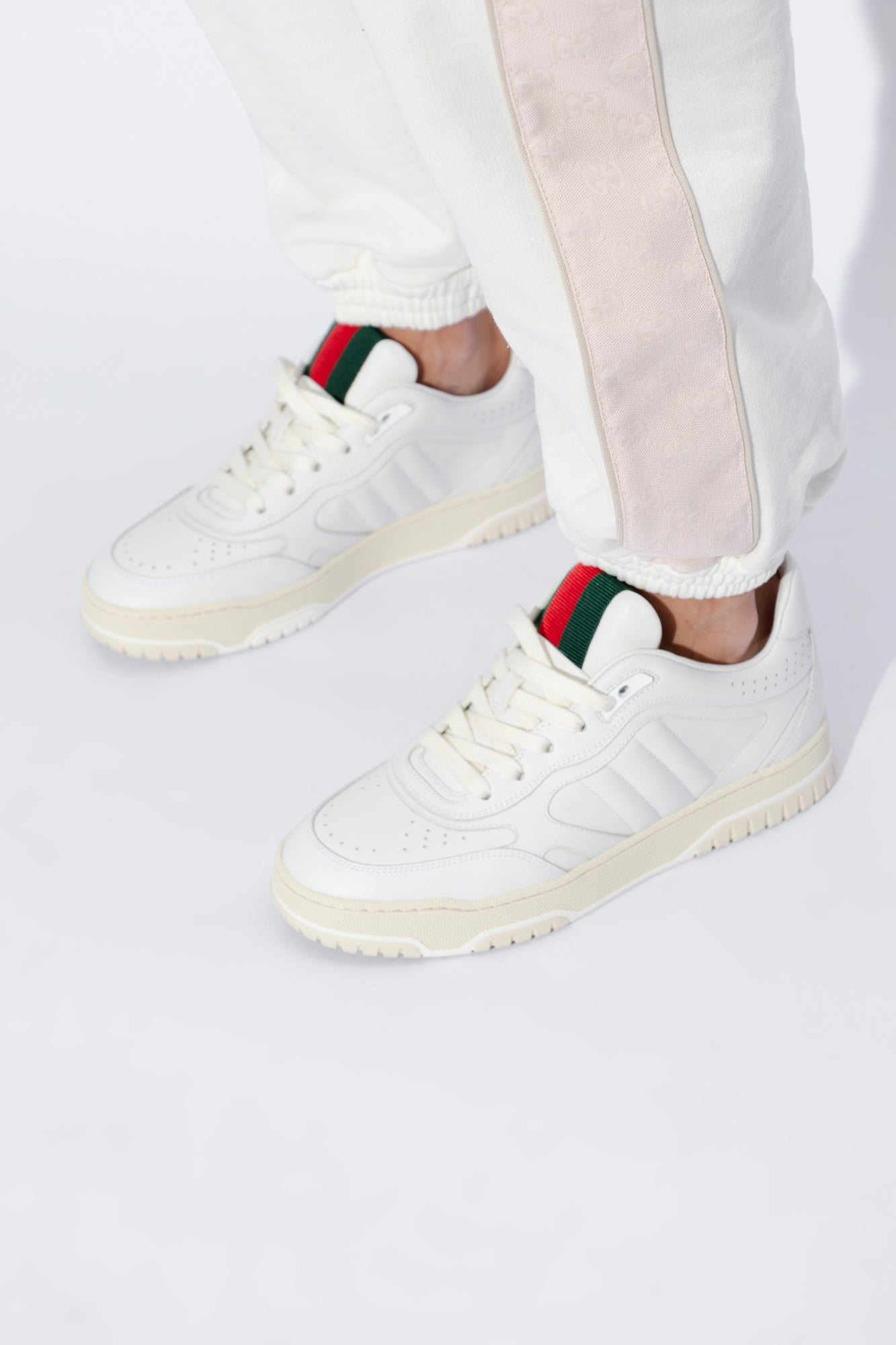 Gucci Sparrow Leather Sneakers