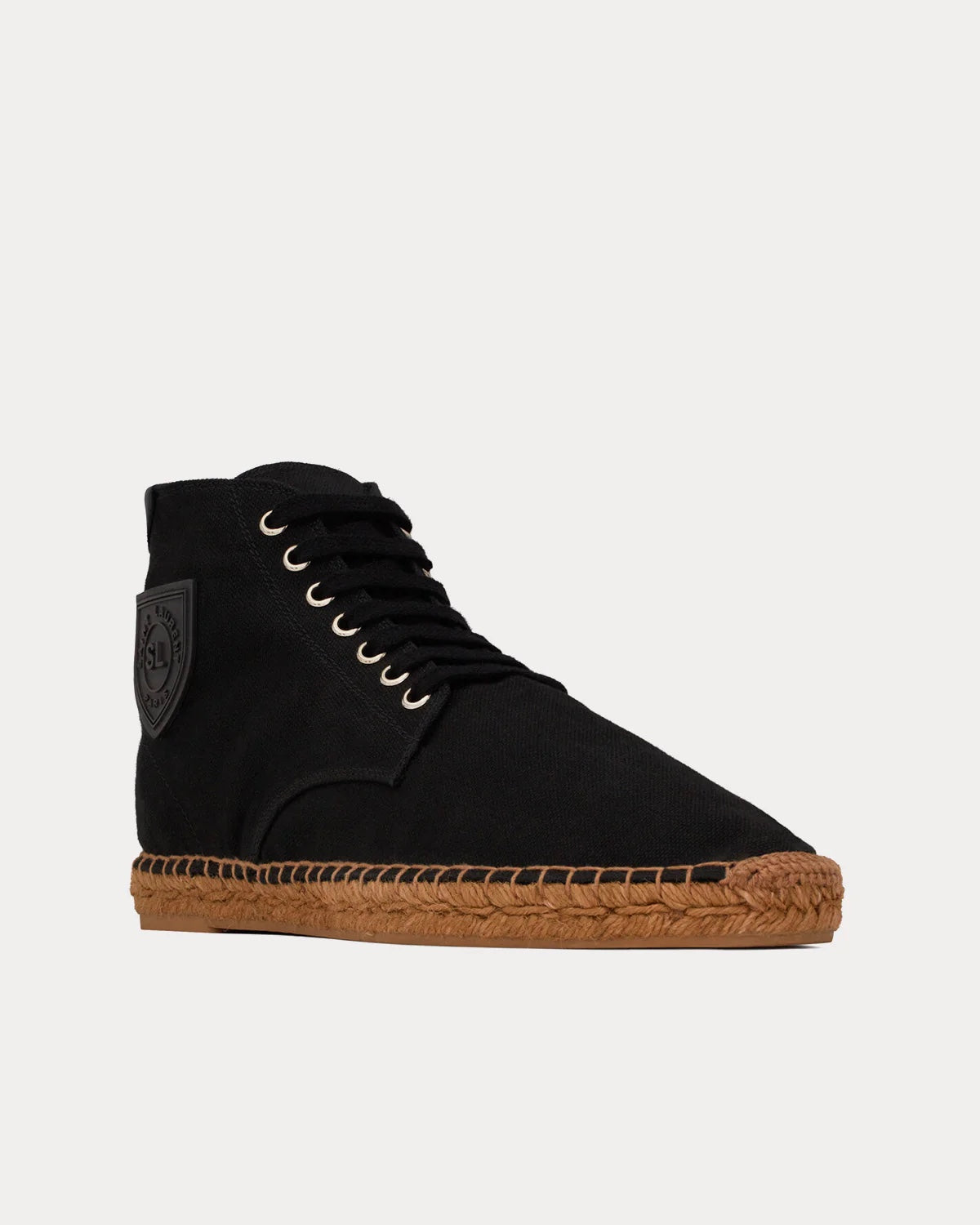 Saint Laurent Damon Espadrille High-Top Sneakers