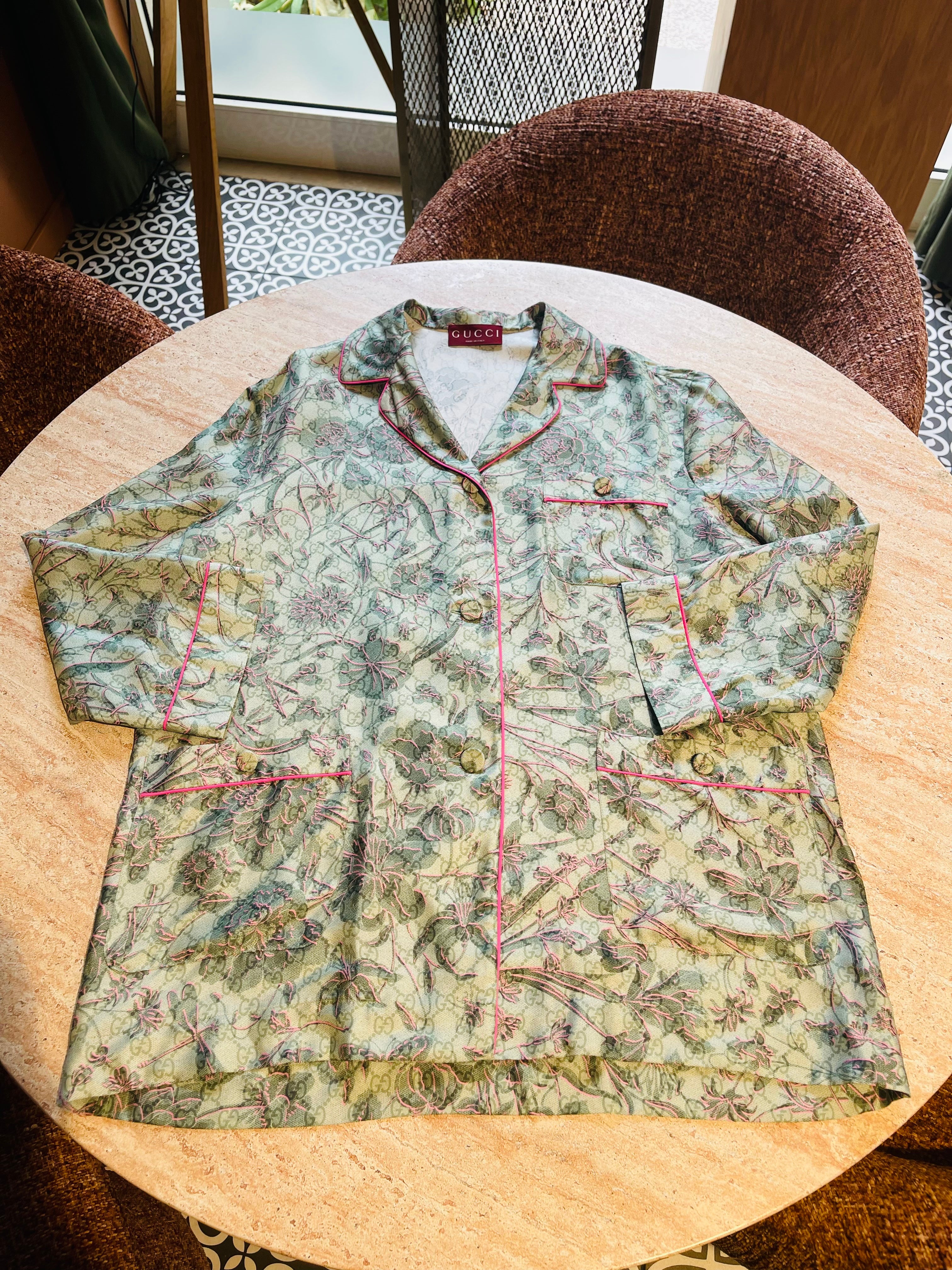 Gucci Flora GG Silk Shirt