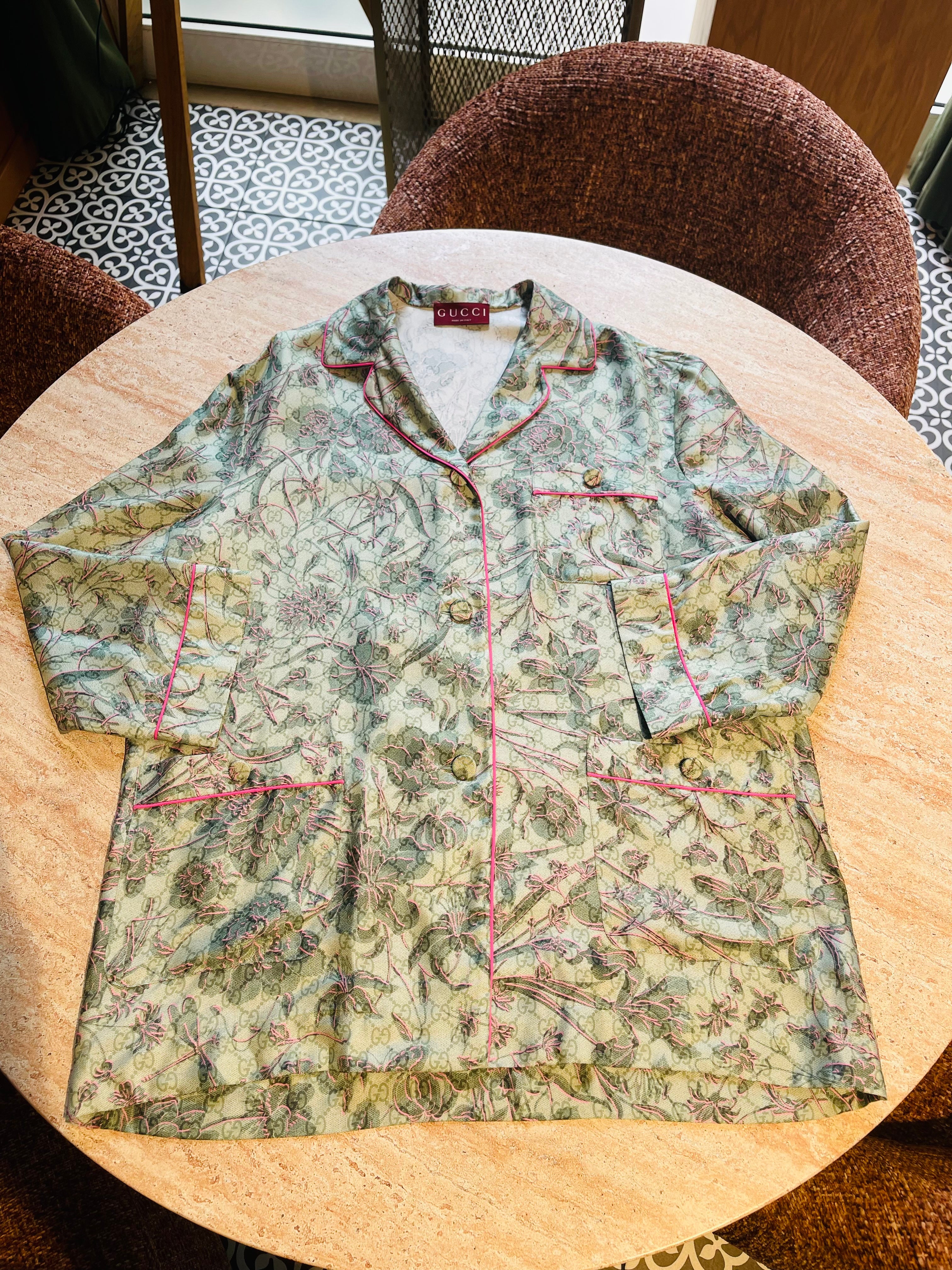 Gucci Flora GG Silk Shirt