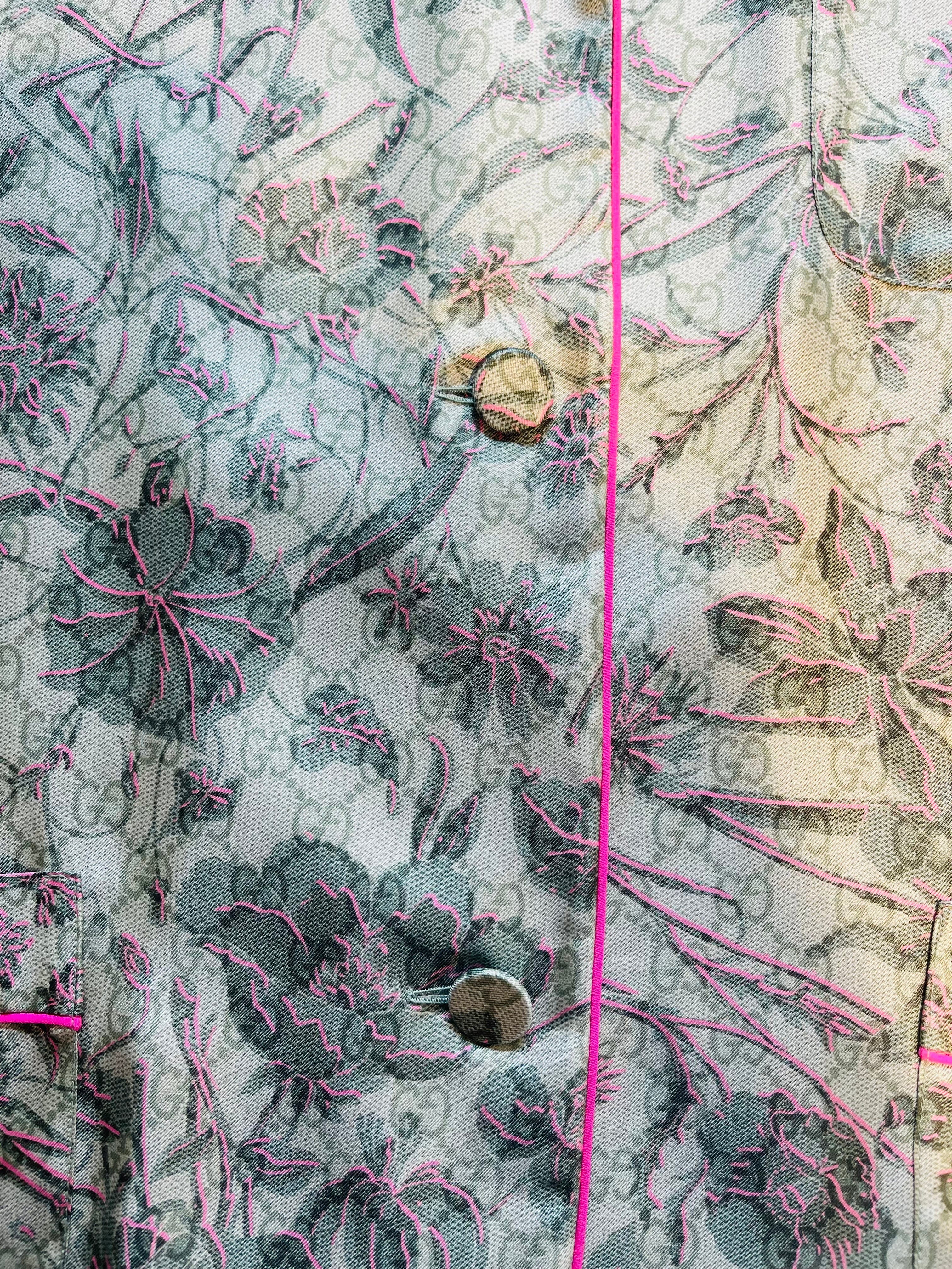 Gucci Flora GG Silk Shirt