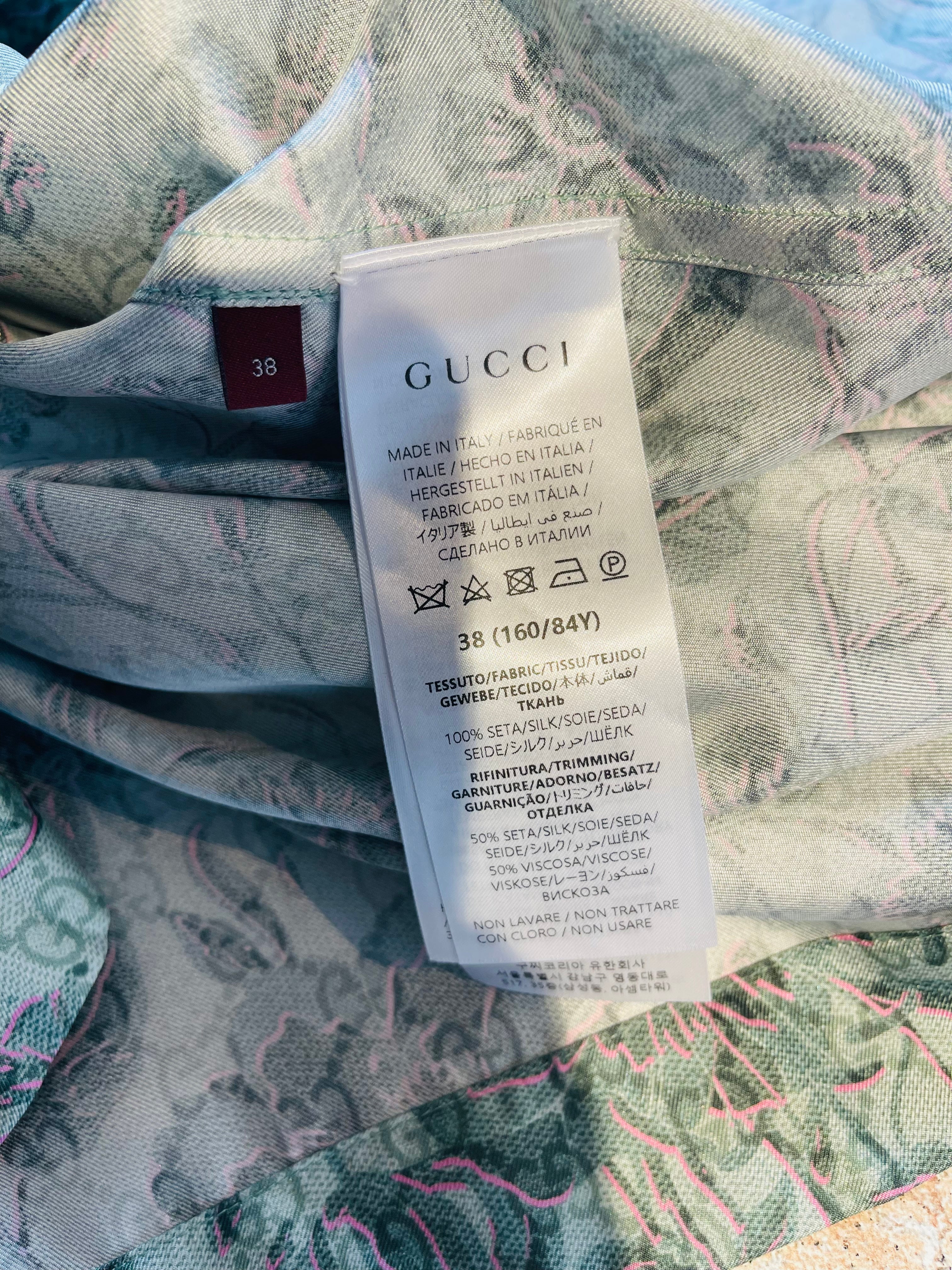 Gucci Flora GG Silk Shirt
