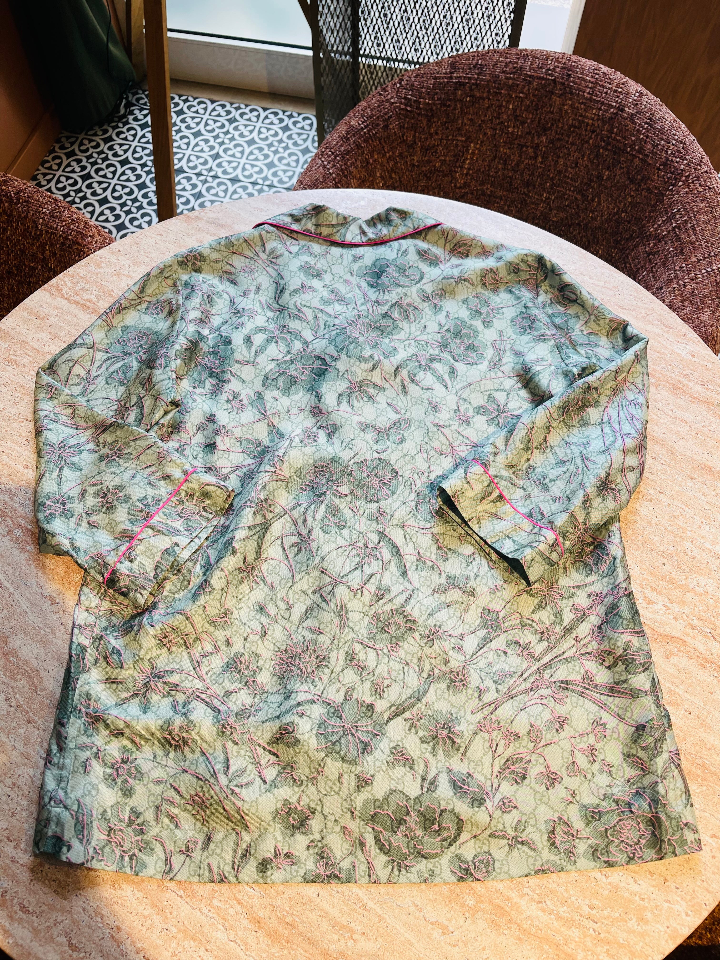 Gucci Flora GG Silk Shirt