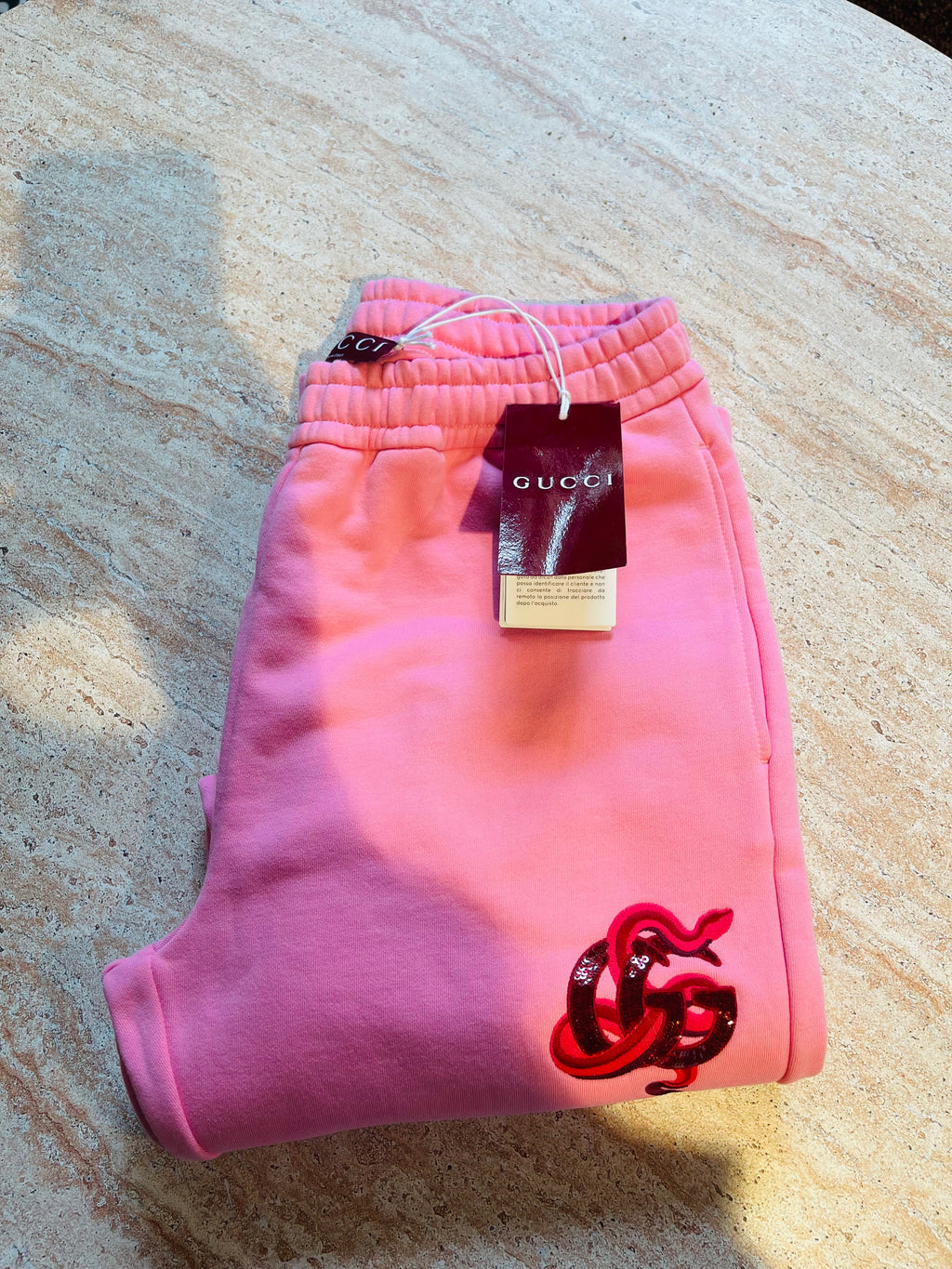 Gucci Interlocking G Snake Joggers