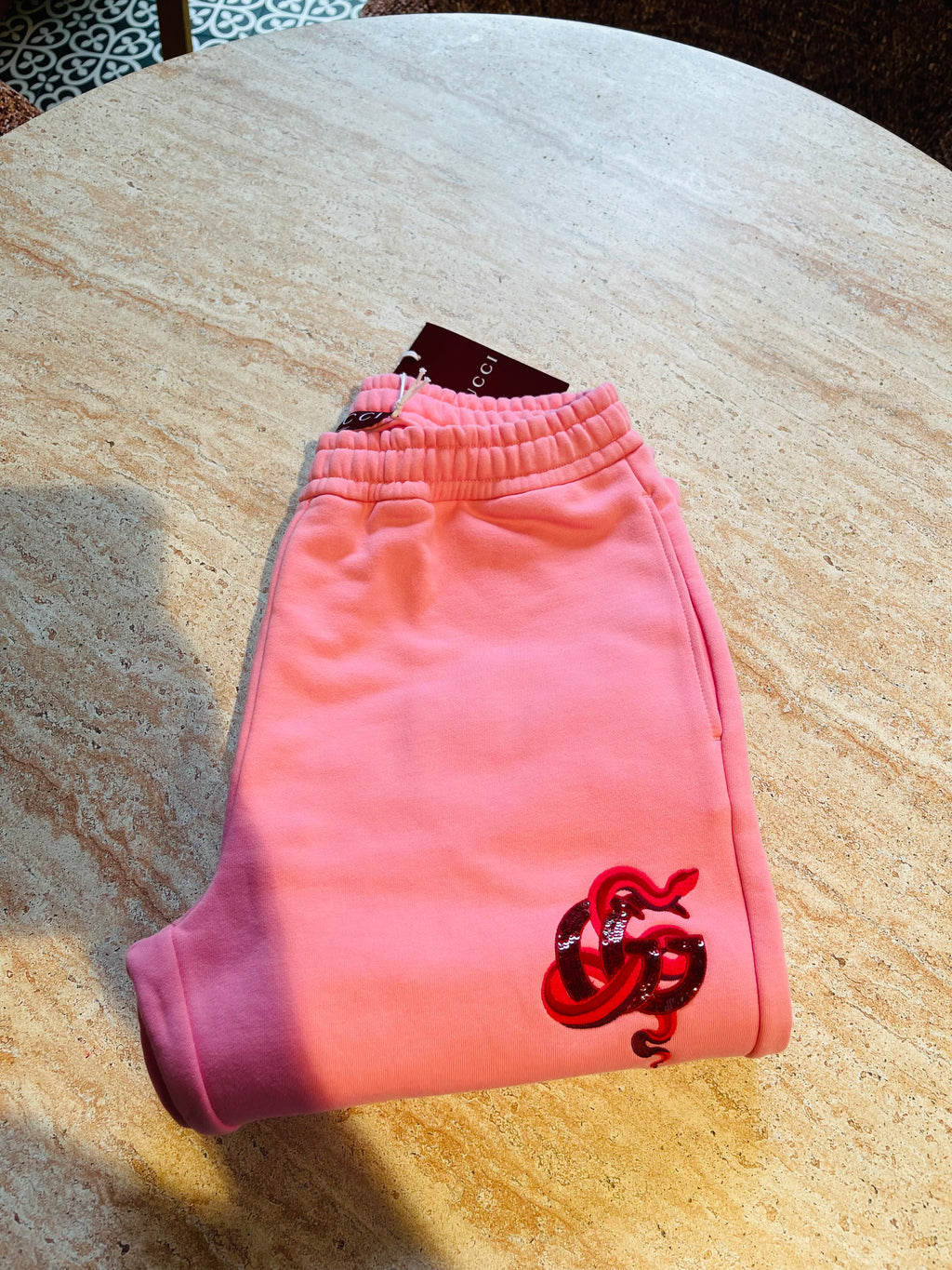 Gucci Interlocking G Snake Joggers