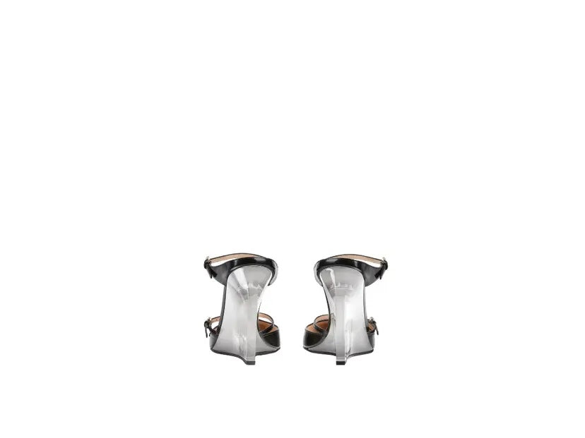 Gucci Transparent Wedge Mules