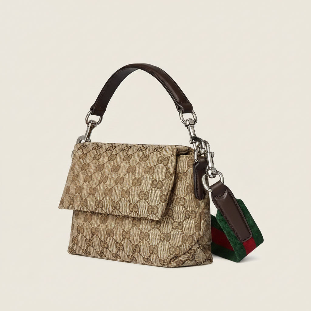Gucci GG Crossbody Bag with Web