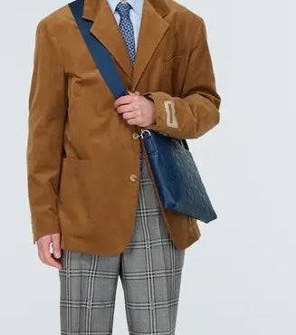 Gucci Jumbo GG Medium Leather Messenger Bag