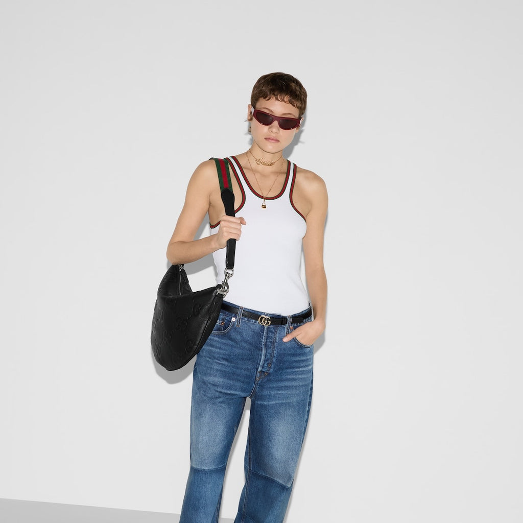 Gucci B Shoulder Bag Black
