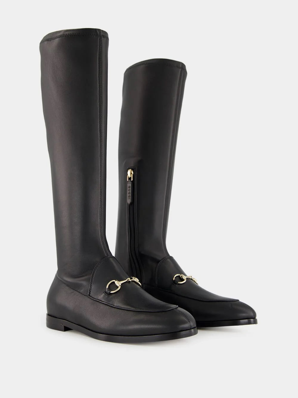 Gucci Jordaan Stretch Leather Boots