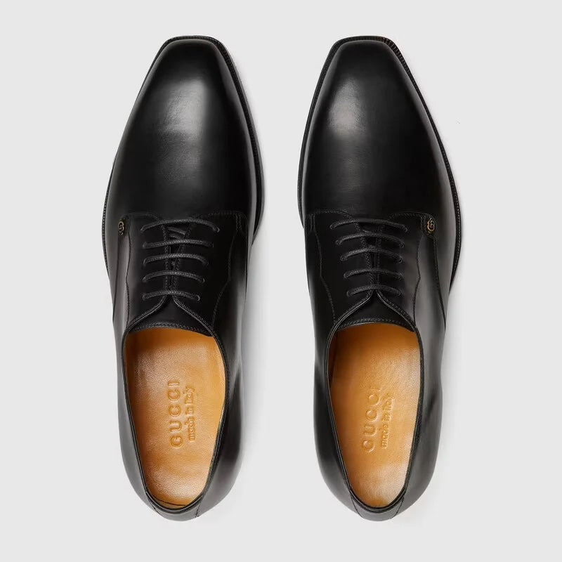 Gucci Leather Lace-Up Shoes