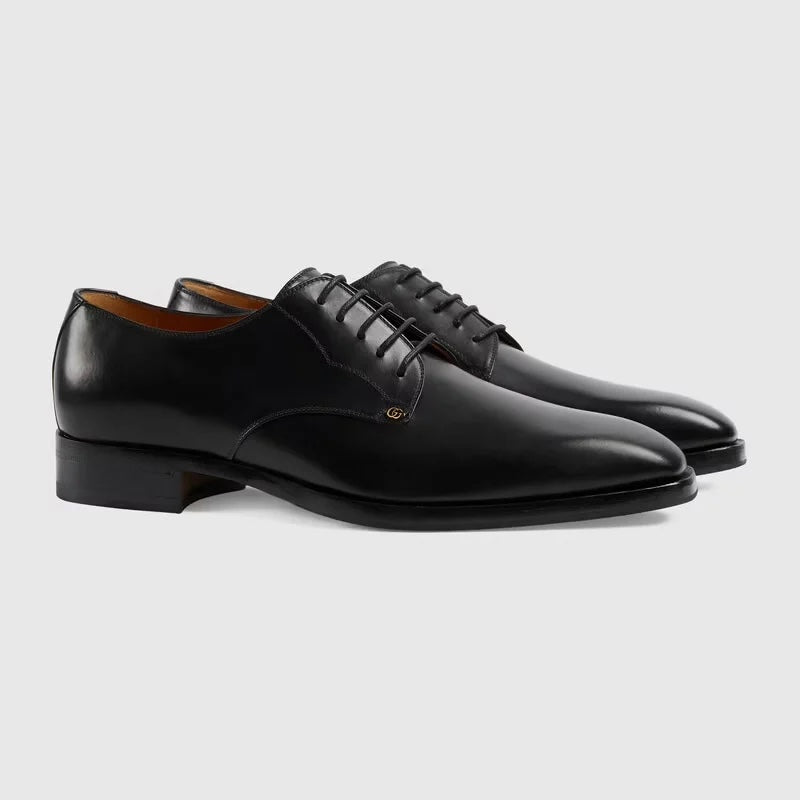 Gucci Leather Lace-Up Shoes