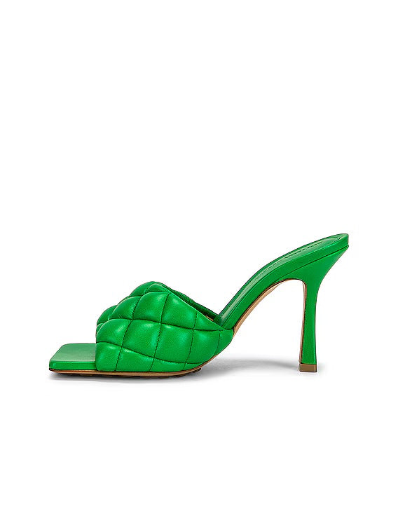 Bottega Veneta Padded Stretch Mule Sandals