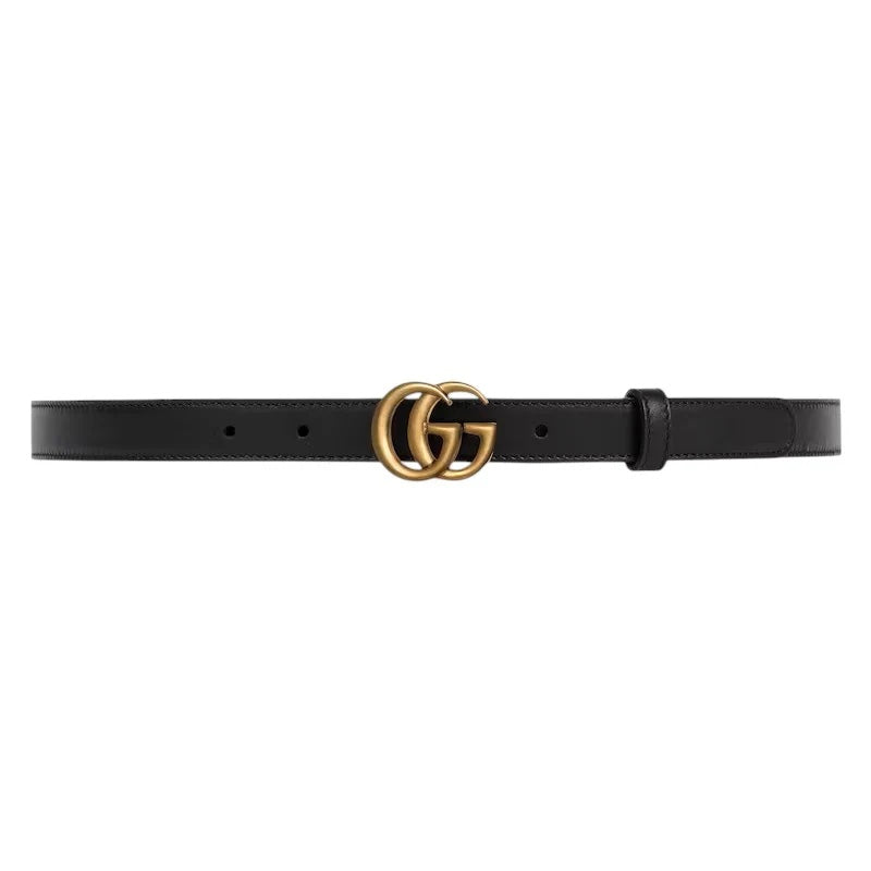 Gucci GG Buckle Leather Belt