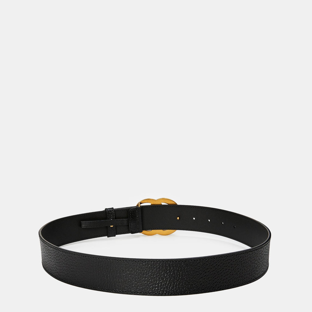 Gucci GG Buckle Leather Belt