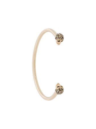 Alexander McQueen Twin Skull Crystal Bracelet