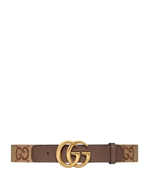 Gucci GG Marmont Jumbo GG Wide Belt