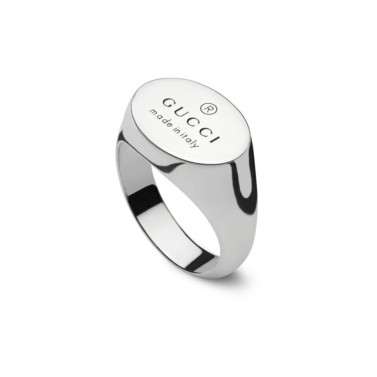 Gucci Trademark Oval Signet Ring
