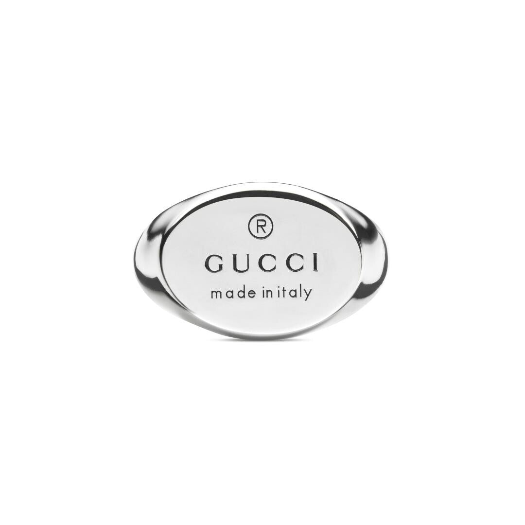 Gucci Trademark Oval Signet Ring